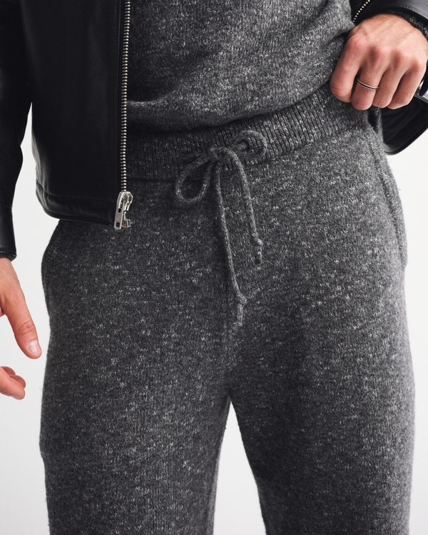 Baggy Open-Hem Sweater Pant