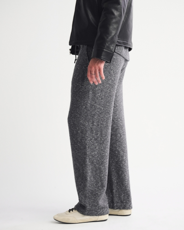 Baggy Open-Hem Sweater Pant