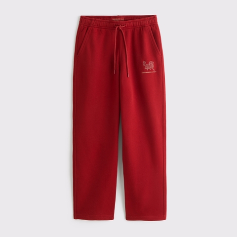 Мужские сумки Abercrombie & Fitch Lunar New Year Baggy Open-Hem Sweatpant