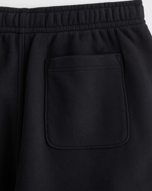 Musthave gerimpelde sweatpant, Zwart view 2
