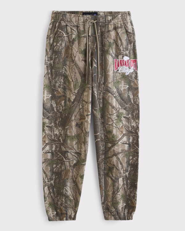 Kansas City Chiefs Cinched Sweatpant, Camo view 1