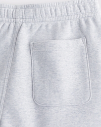 Pantalones de chándal básicos rectos con dobladillo abierto