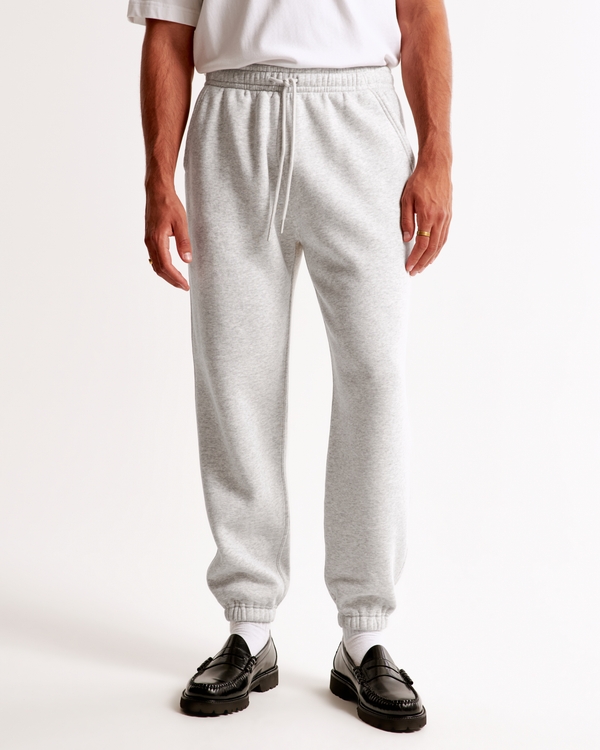 Essential Cinched Sweatpant, Light Heather Gray view 2
