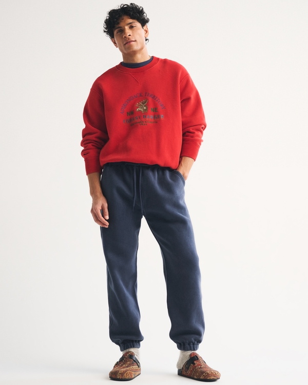 Essential Cinched Sweatpant, Navy Wash view 1