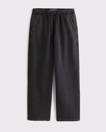 Essential Straight Open-Hem Sweatpant