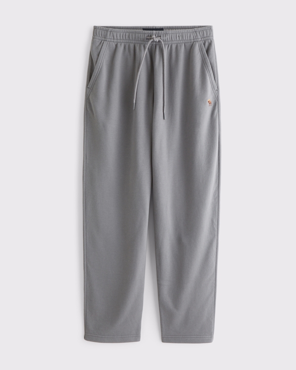 Terry Signature Icon Open-Hem Sweatpant, Cool Gray view 1