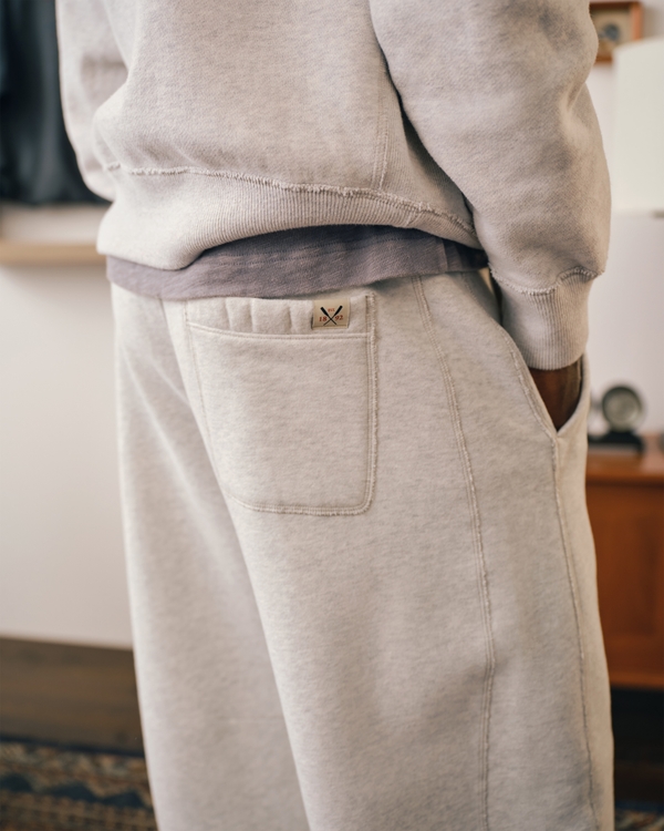 Heritage Heavyweight Barrel Sweatpant, Heather Gray view 2