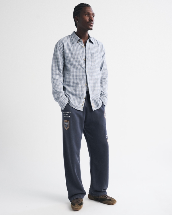 Dallas Cowboys Baggy Open-Hem Sweatpant, Navy-dallas Cowboys view 1