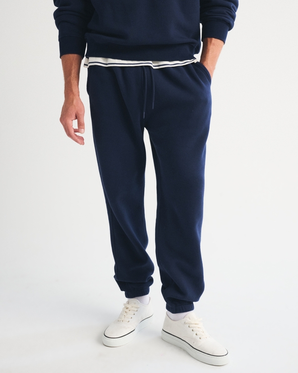 Essential Cinched Sweatpant, Navy view 2