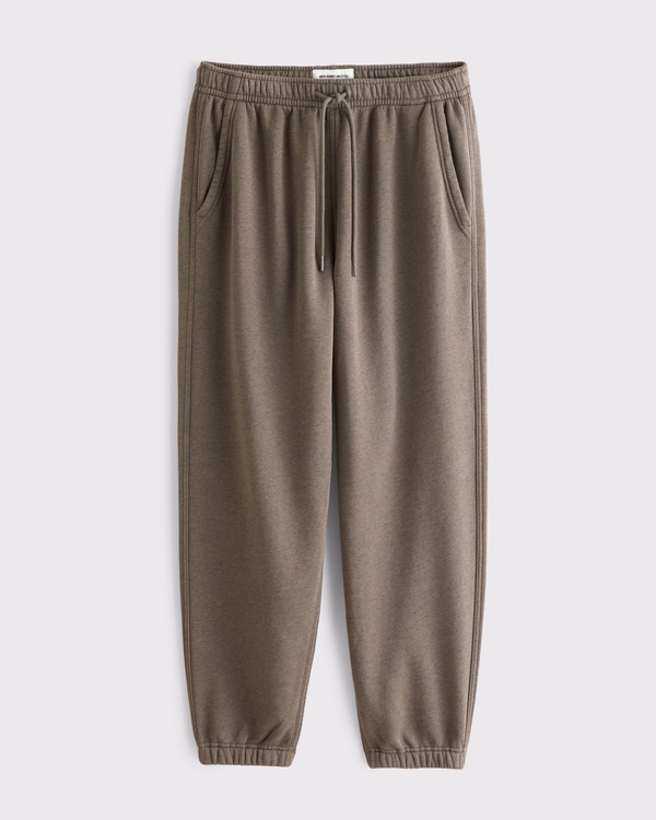Essential Cinched Sweatpant, Brown Heather view 1