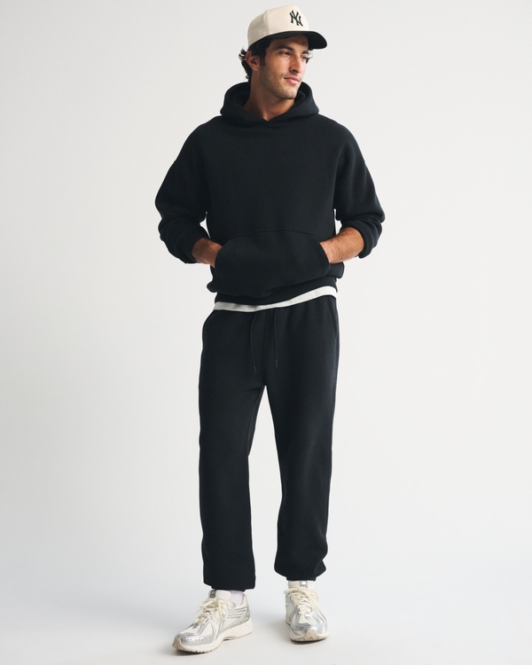 Essential Cinched Sweatpant, Black view 1