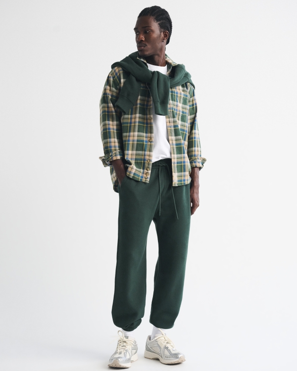 Essential Cinched Sweatpant, Dark Spruce view 1