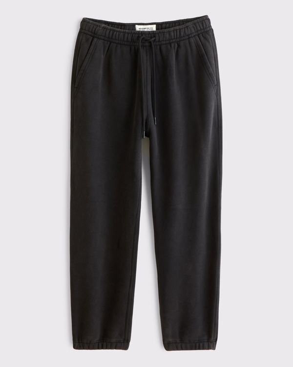 Essential Cinched Sweatpant, Washed Black view 1