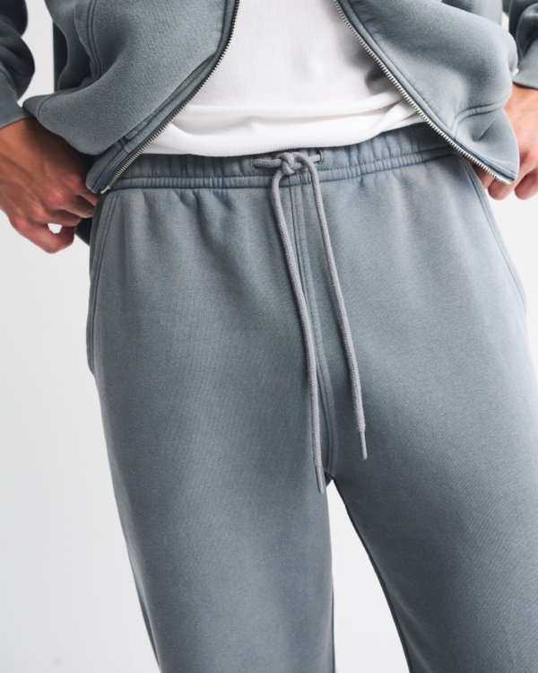 Essential Straight Open-Hem Sweatpant, Storm view 2