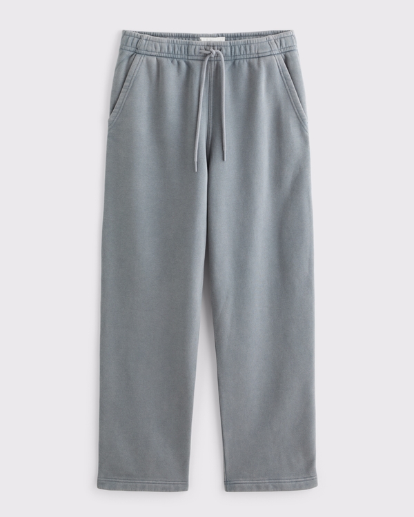 Essential Straight Open-Hem Sweatpant, Storm view 1