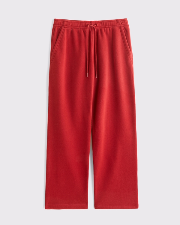 Essential Straight Open-Hem Sweatpant