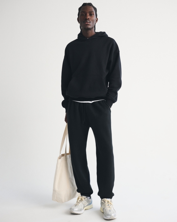 Essential Cinched Sweatpant, Black view 1