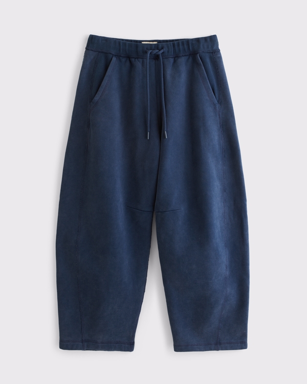 Essential Heavyweight Barrel Sweatpant, Deep Navy view 1