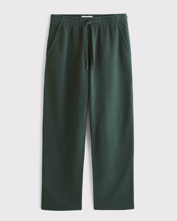 Essential Straight Open-Hem Sweatpant, Dark Spruce view 1