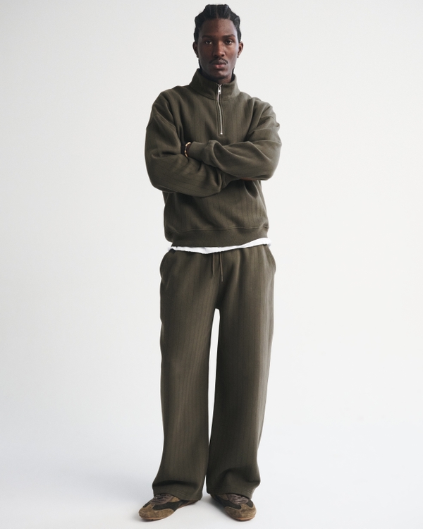Essential Ultra Baggy Sweatpant, Chalk Black view 1