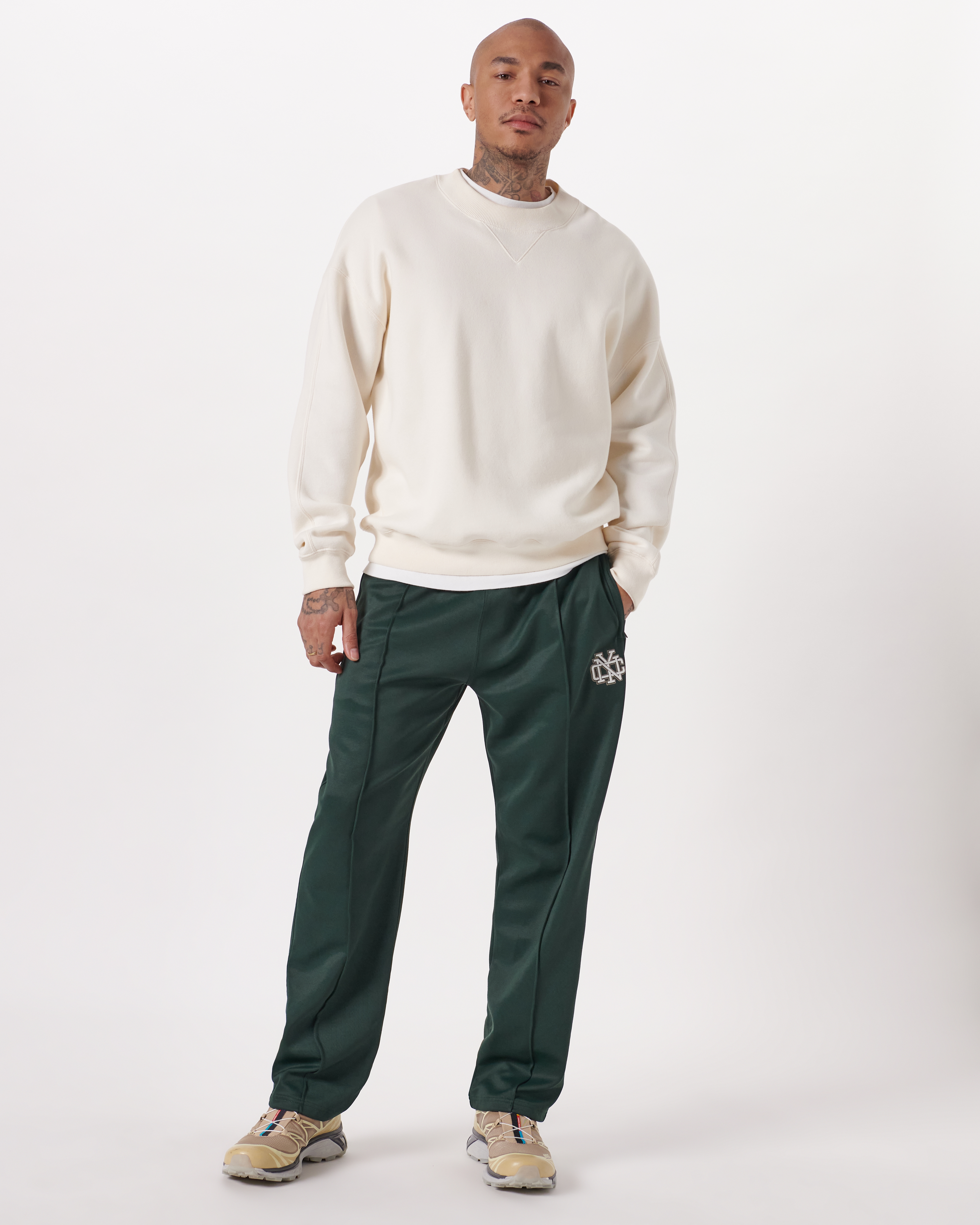 Tapered tricot hotsell track pants hollister