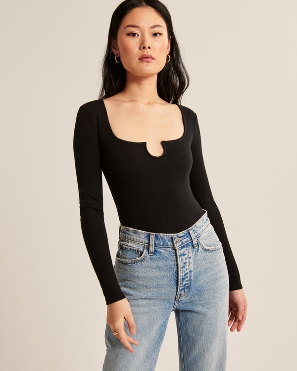 Black Bodysuits for Women | Abercrombie & Fitch