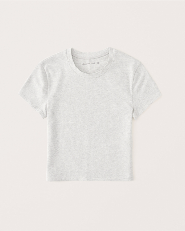 Femme T-shirt en coton sans coutures | Femme Tops | Abercrombie.com