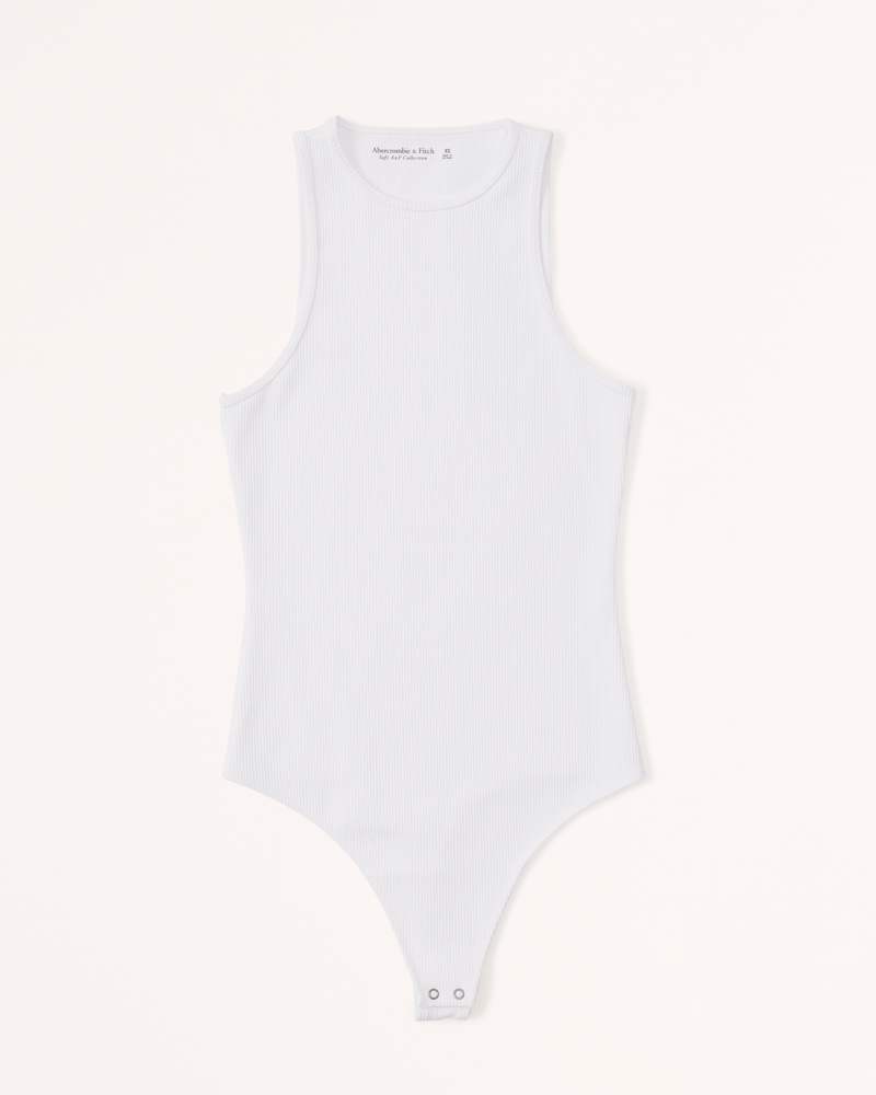 Women's Seamless Rib Fabric Scuba Bodysuit Women's Clearance