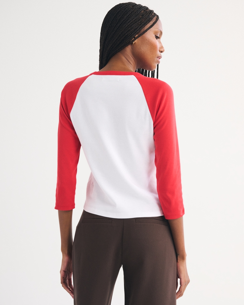 3/4 Sleeve Baseball Tee - thumbnail 5