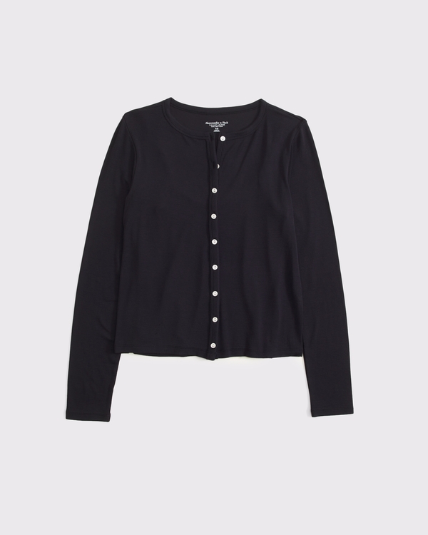 Modal-Blend Lounge Cardigan and Cami Set