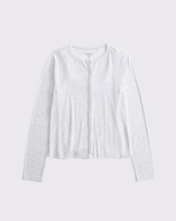 Modal-Blend Lounge Cardigan and Cami Set