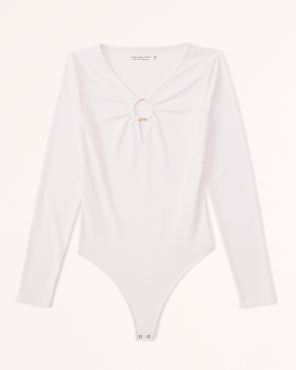 White Bodysuits for Women Abercrombie & Fitch