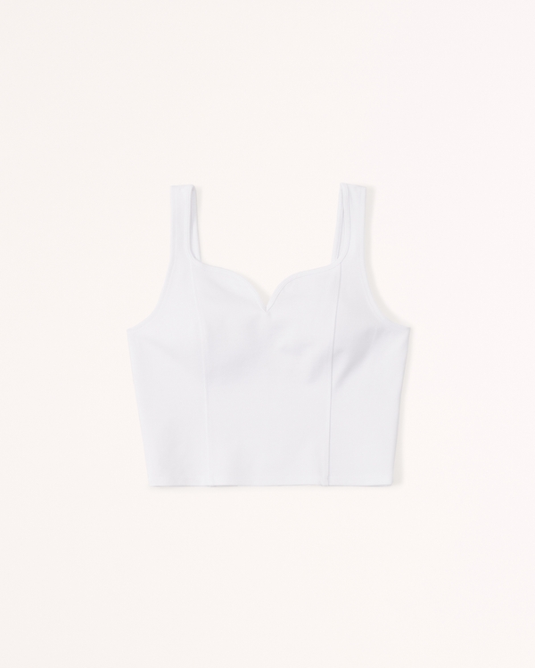 Women's White Tank Tops | Abercrombie & Fitch