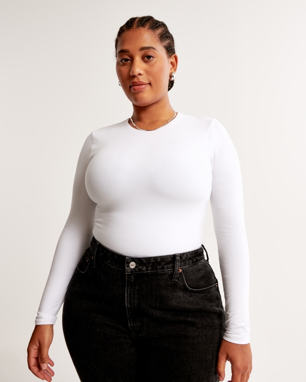 Fawnfit Ribbed Built-In Bra Long Sleeve Bodysuit – The Bee Chic