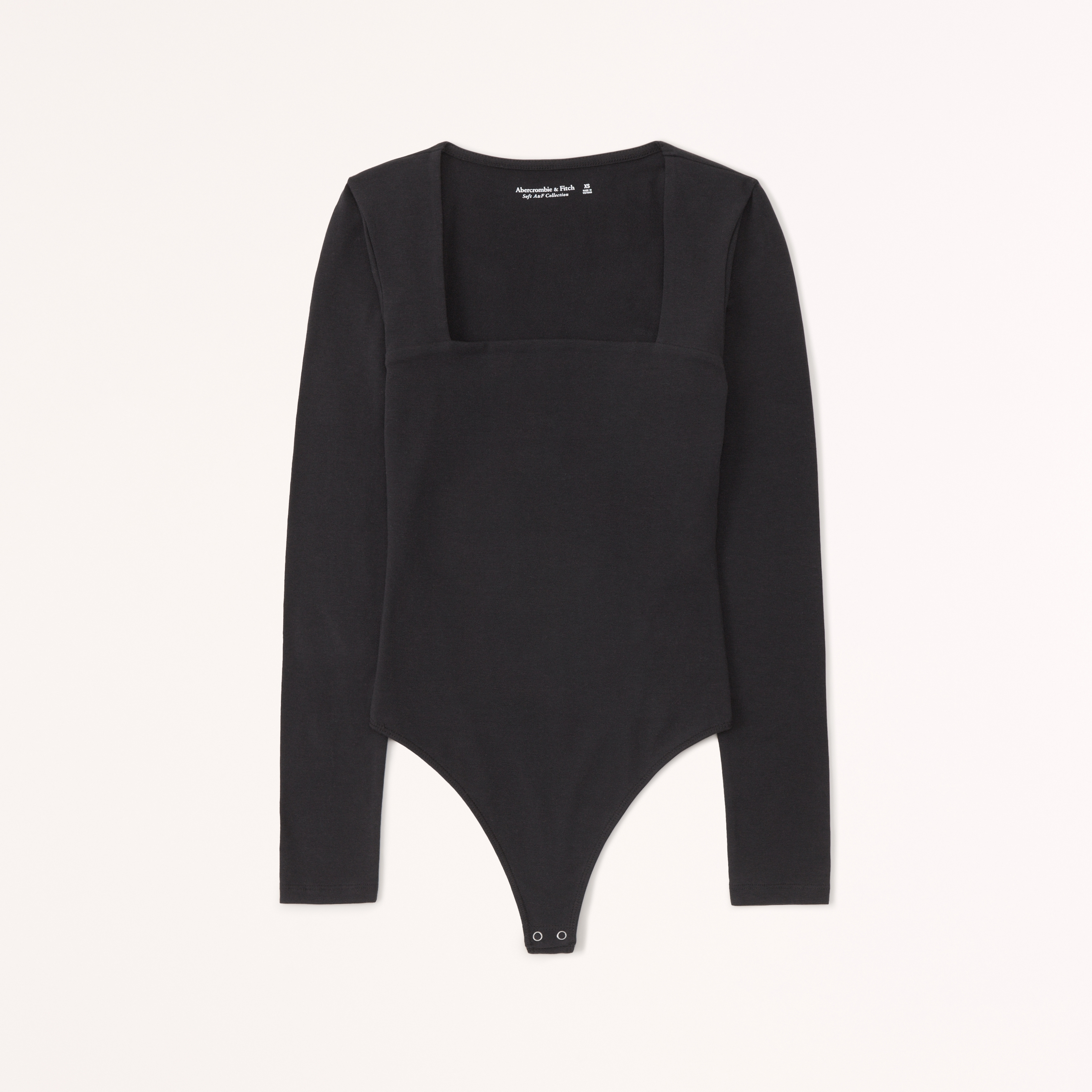 Long sleeve square neck 2024 bodysuit