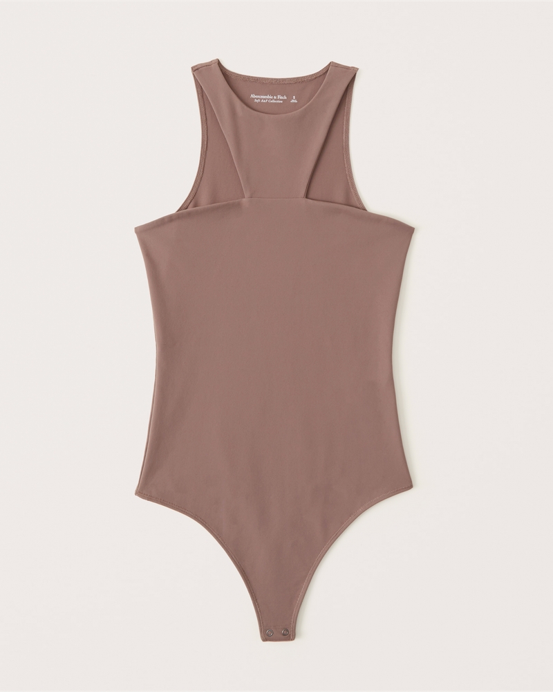 Seamless Fabric High-Neck Bodysuit