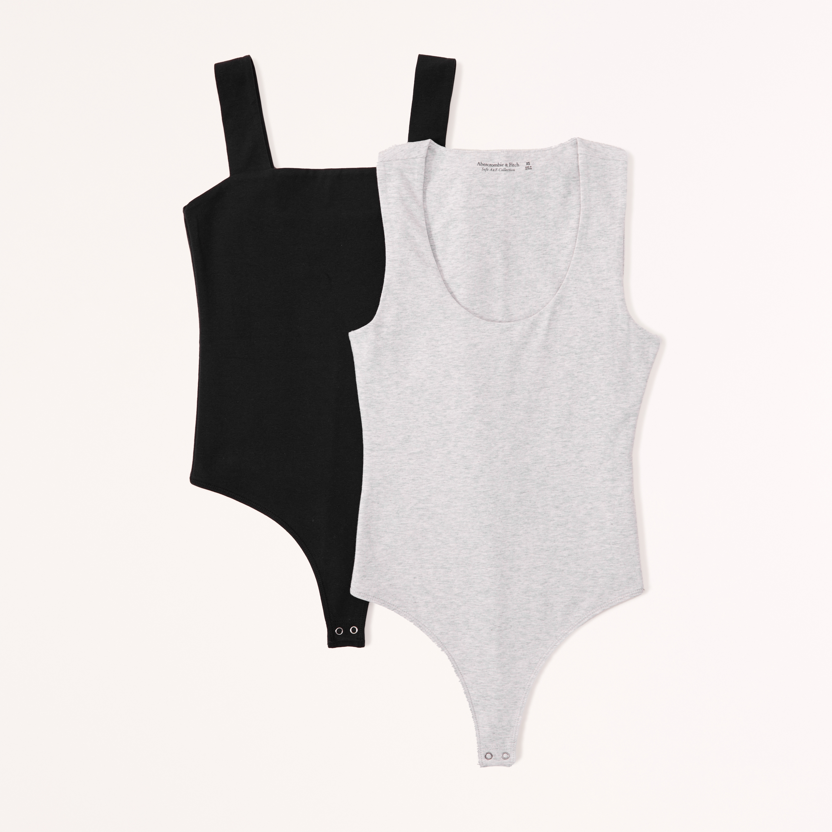 2-Pack Cotton Seamless Fabric Bodysuits