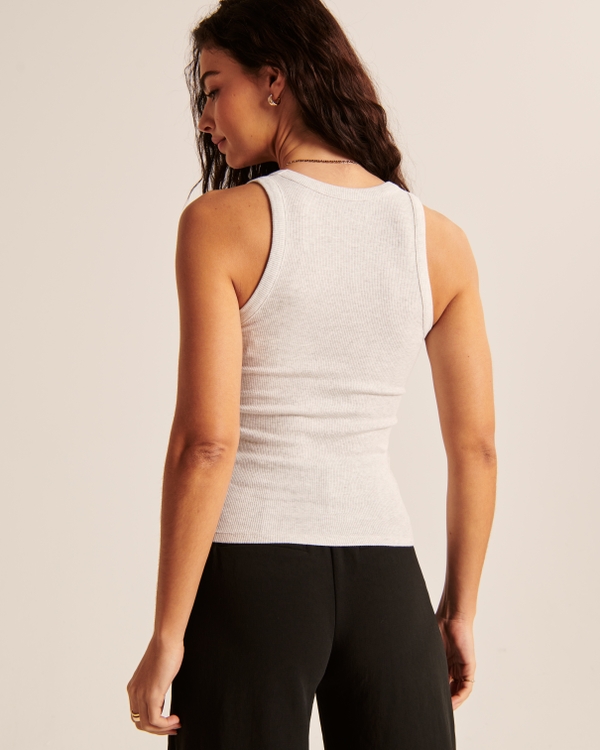 Essential Rib Tuckable Scoopneck Tank