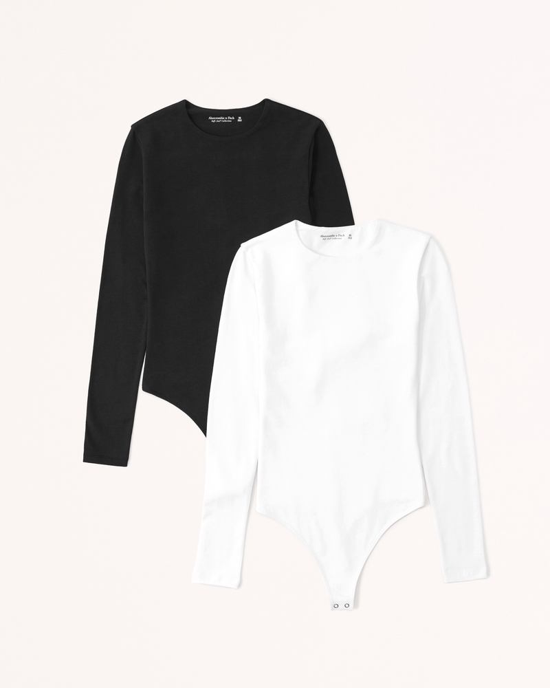 Long Sleeve Bodysuits : Women's Bodysuits With Sleeves