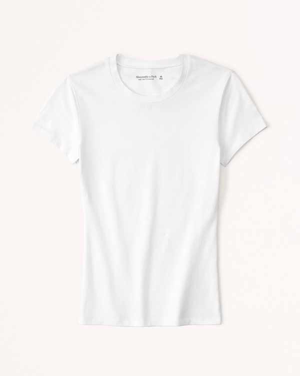 Essential Tuckable Baby Tee, White