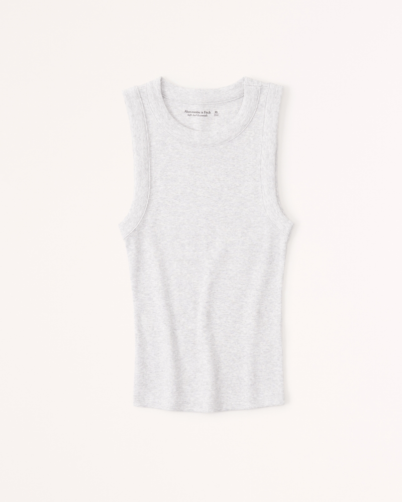 Women's Essential Rib Tuckable Scoopneck Tank, Women's Tops