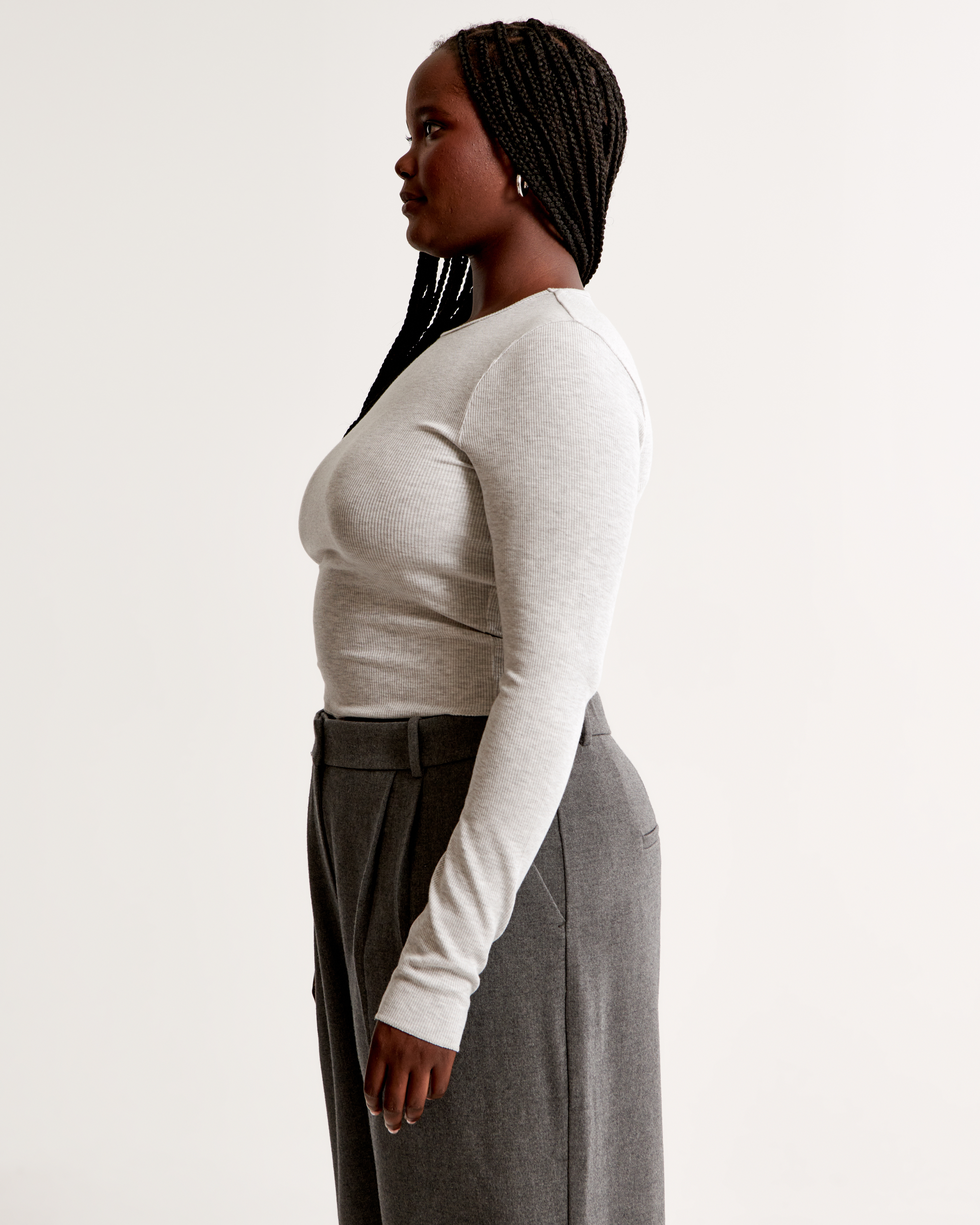 Featherweight long sleeve on sale knit