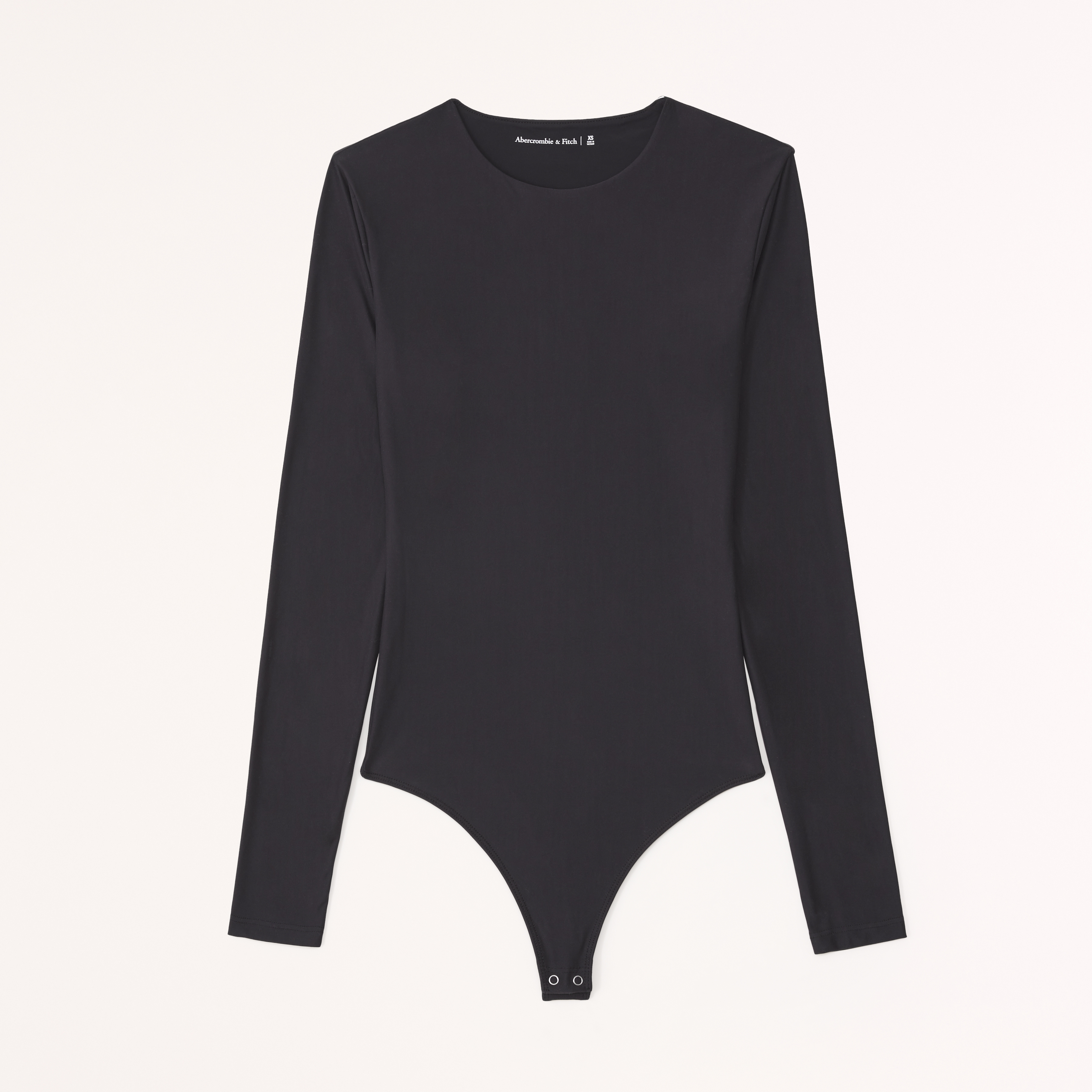 Abercrombie & Fitch Soft Matte Seamless Long-Sleeve Crew Bodysuit