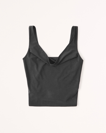 Women's Sandwash Jersey Tuckable Draped Top Women's Clearance