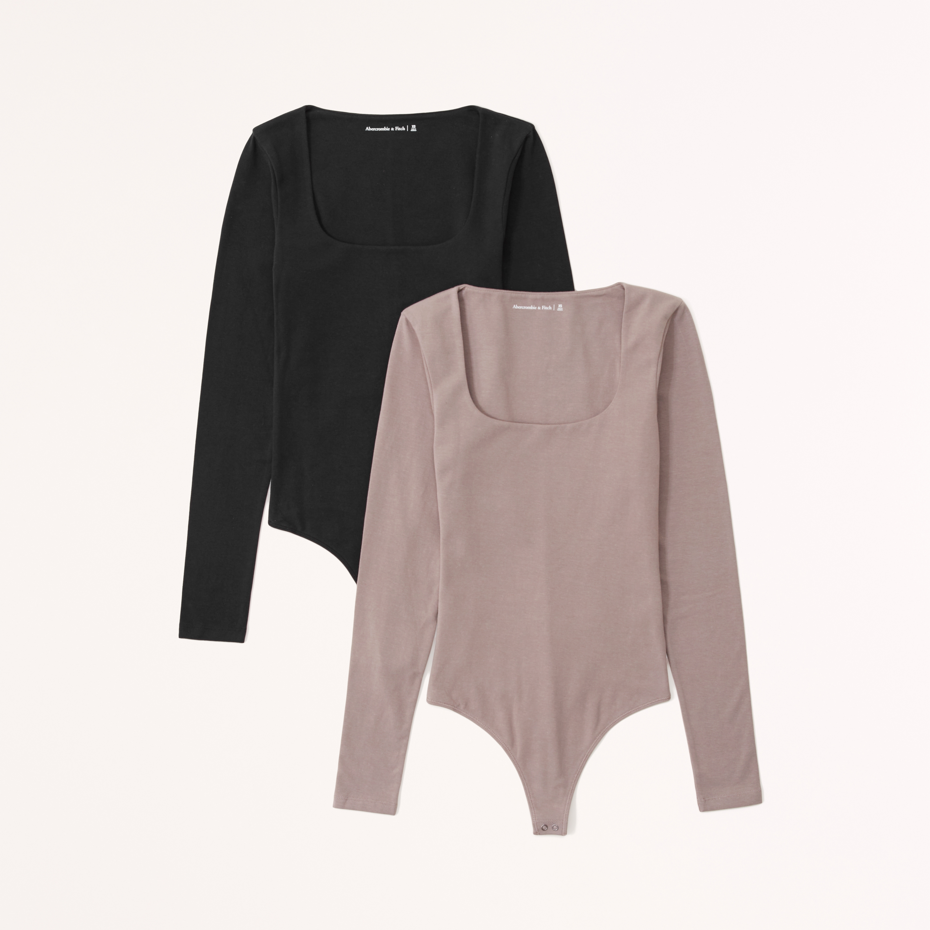 【SALE／55%OFF】 2-Pack Women's Long-Sleeve Fabric Seamless Cotton-Blend トップス