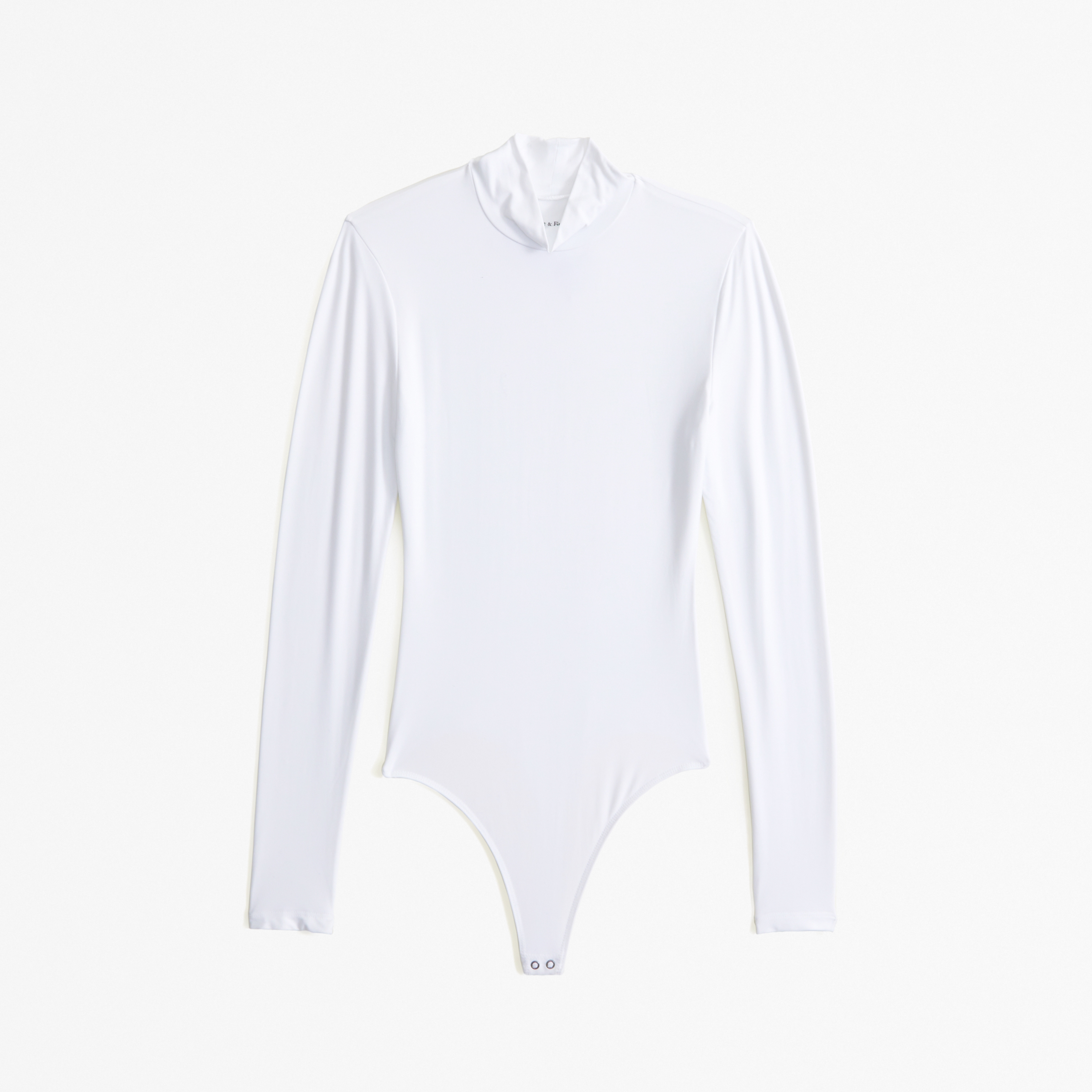 Women's Soft Matte Seamless Long-Sleeve Mockneck Bodysuit