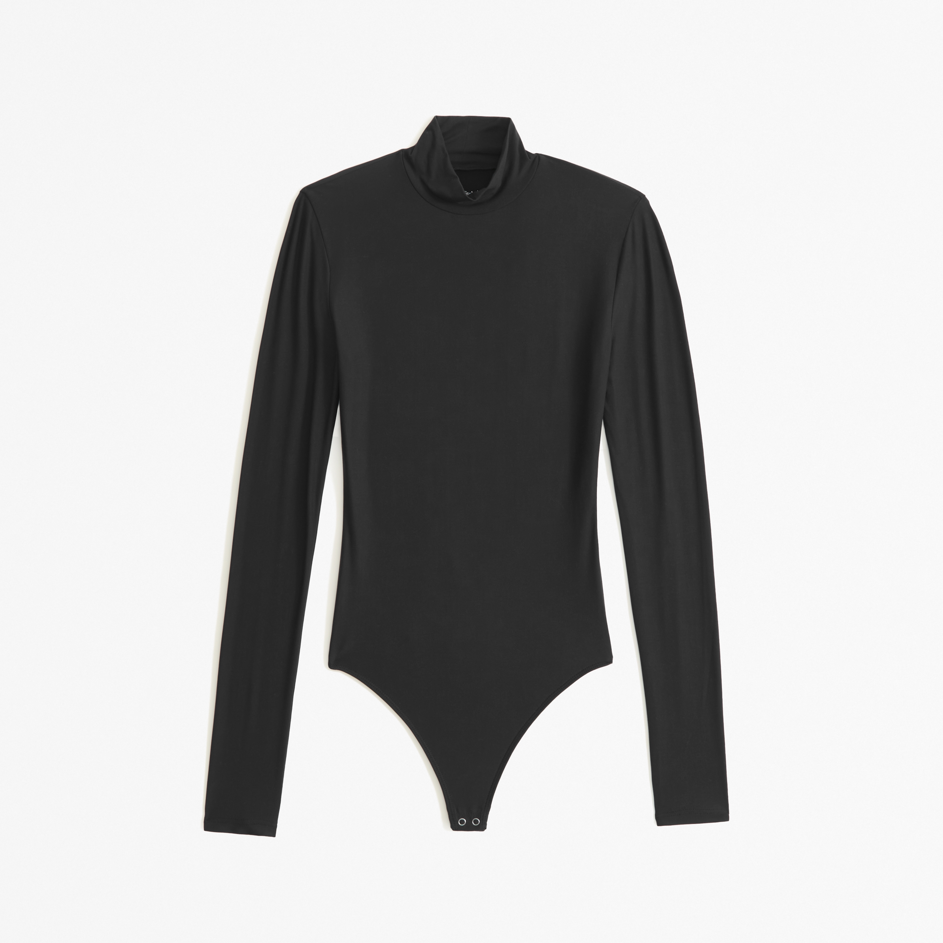 Women's Soft Matte Seamless Long-Sleeve Mockneck Bodysuit