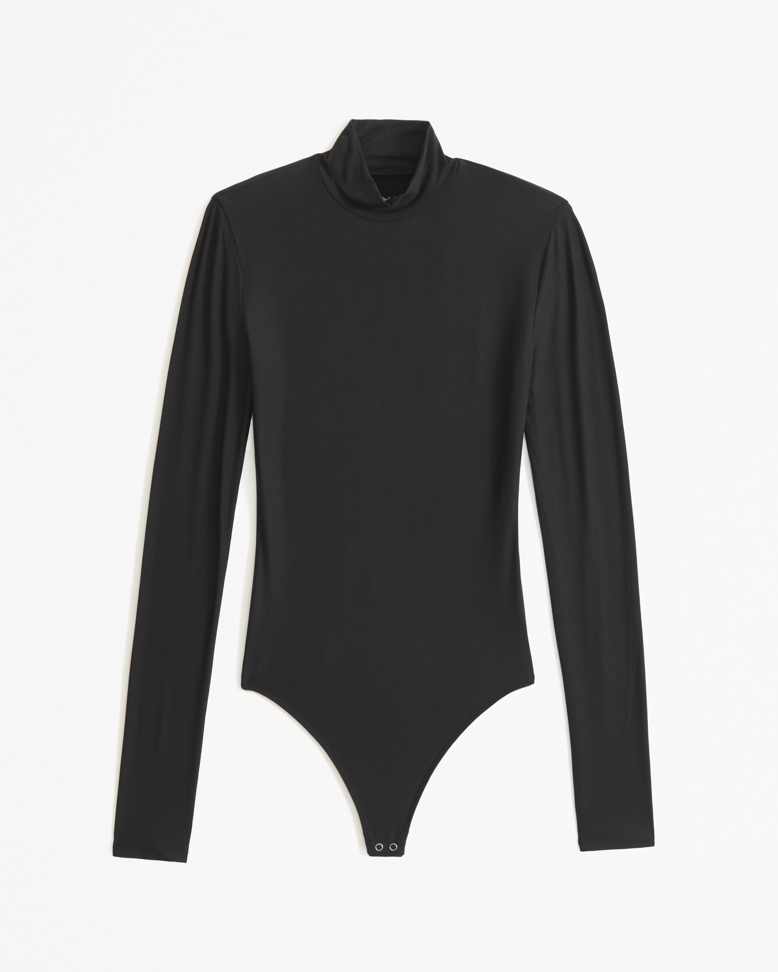 Soft Matte Seamless Long-Sleeve Mockneck Bodysuit