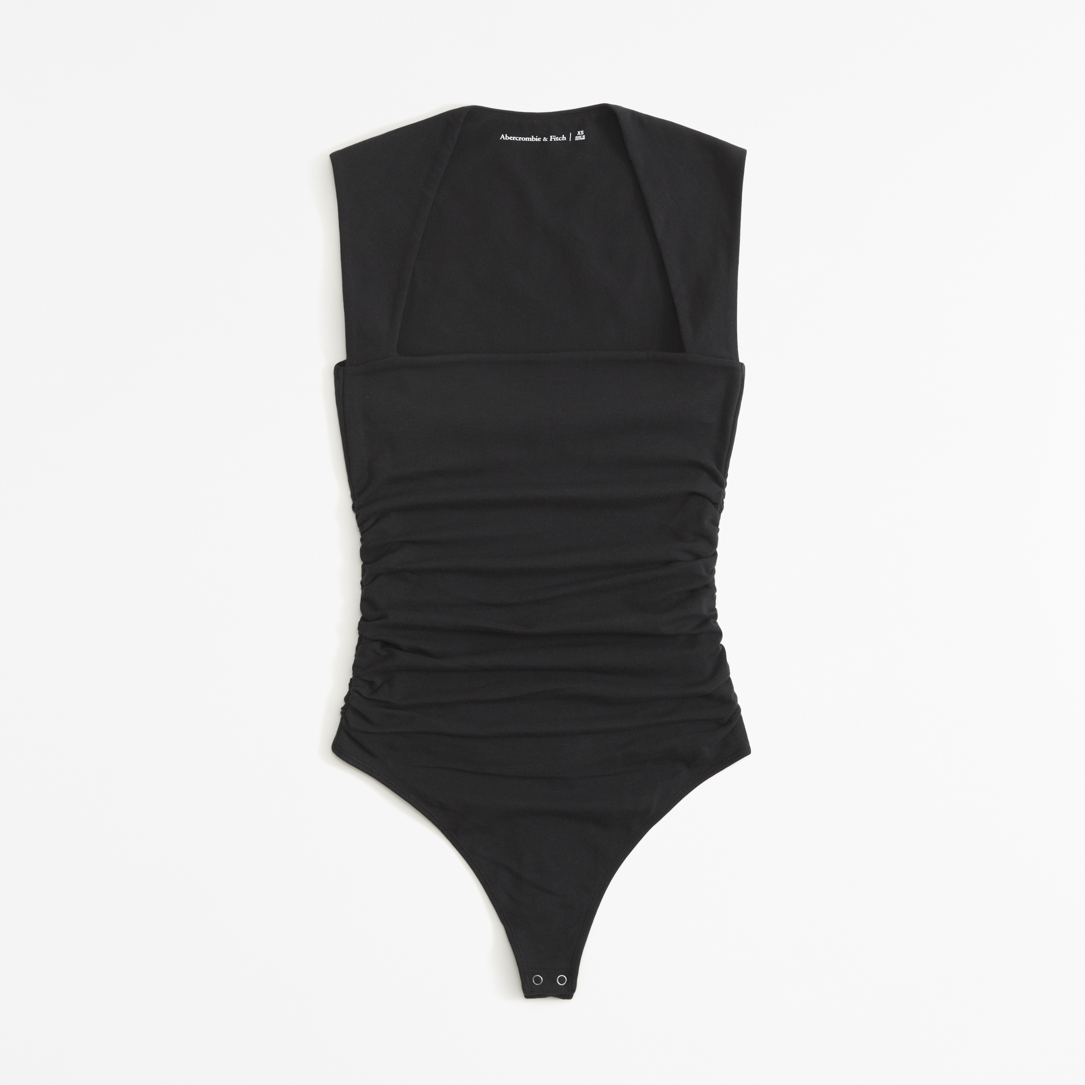 Femme Maillot portrait fronc en m lange de coton sans coutures