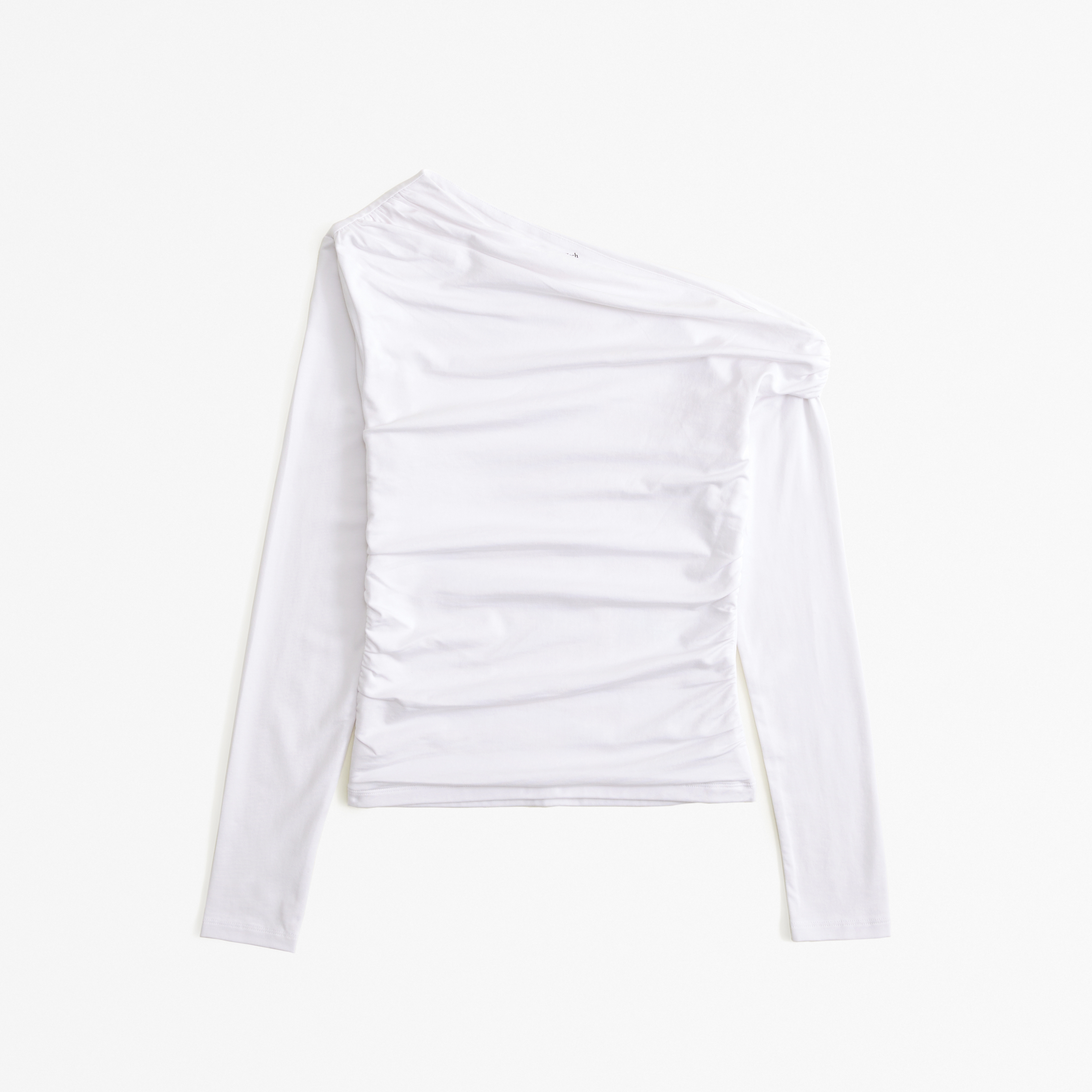 draped tops with sleeves